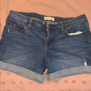 gap high waisted shorts